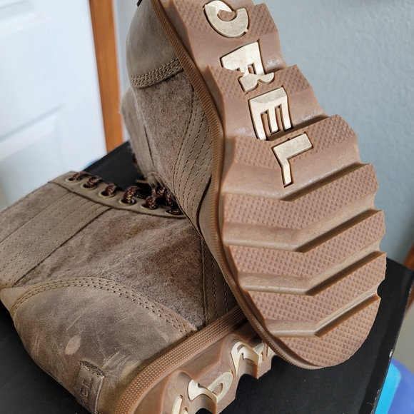 Sorel Lexi Wedge Boots Khaki ii - Picture 4 of 8